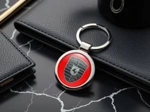 Porsche Maßgeschneiderte Schlüsselanhänger Metall Logo